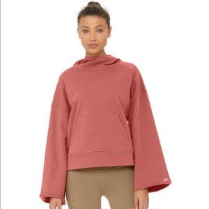 Alo Yoga Low Key Wide Sleeve Tie Dye Hoodie Medium